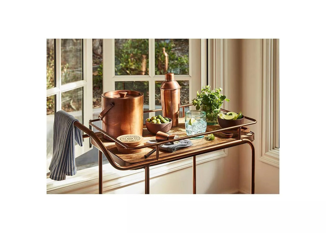 Metal & Wood Bar Cart Aged Copper Finish - Levi's® x Target SB2563 –  Salvage & Co Fishers