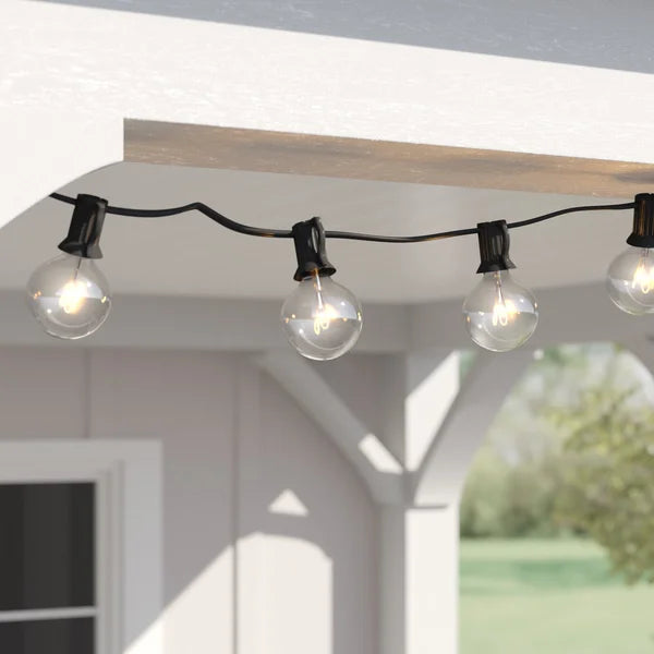 Lafollette 300'' Outdoor 25 - Bulb Globe String Light (End to End Connectable)
