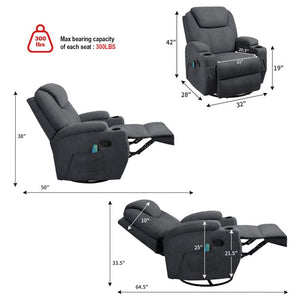 walnew massage recliner