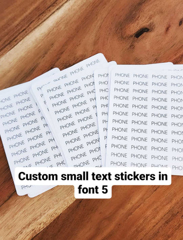 custome sticker sheets