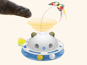 Potaroma Cat Toys 4in1 Automatic Interactive Kitten Toy