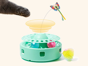 Potaroma Cat Toys 3-in-1 Automatic Interactive Kitten Toy