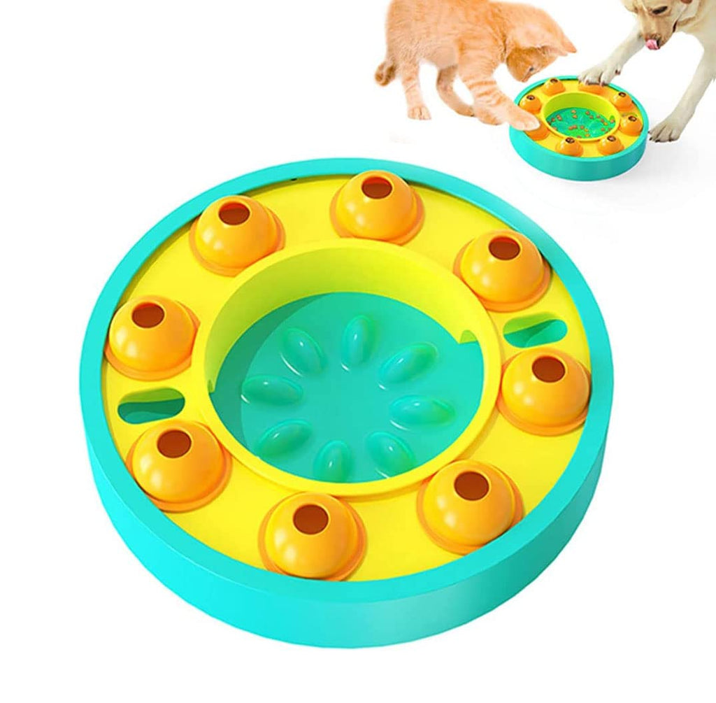 Dog Food Puzzle Toy 2 Levels, Slow Feeder for Large Small Dogs, Dog Treat  Feeding Toys for IQ Training, Dog Entertainment Toys, 4.2 Height 