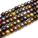 large hole pearls mixed color