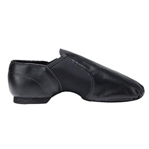 Womens Leather Jazz Slip-On Shoes 