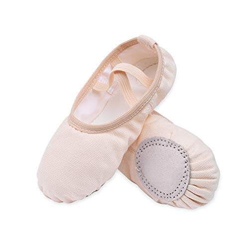 Girls Ballet Leather Slippers 