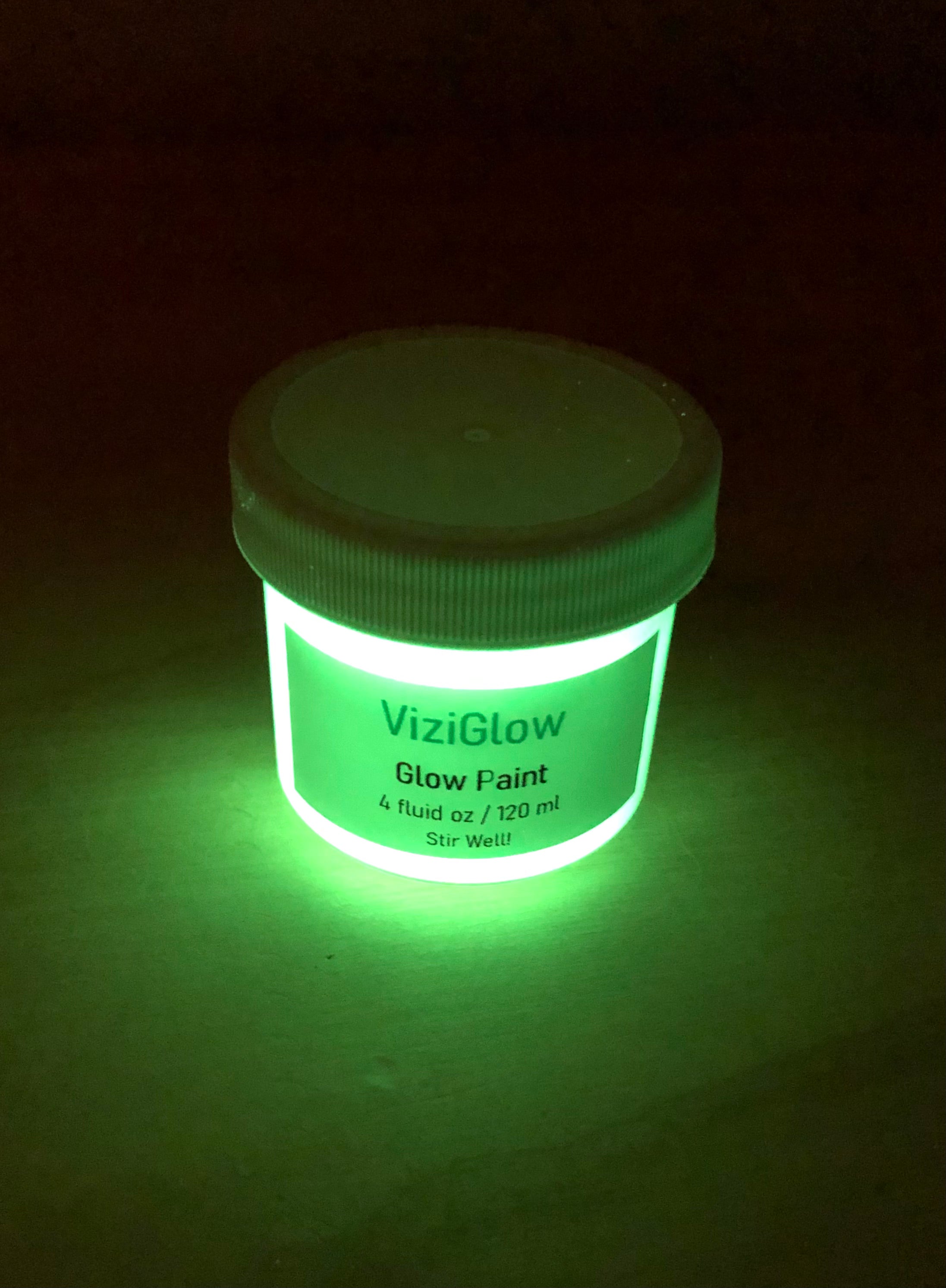 Phosphorescent Glow in the Dark Paint - White