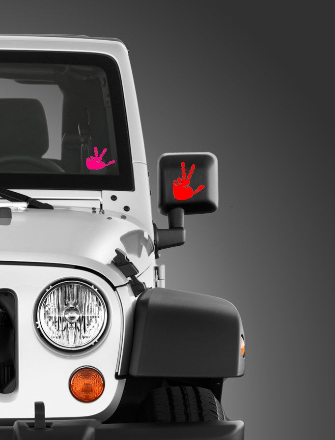 Jeep Hand Wave Vinyl Decal | 2 Decals Included | 8 Vibrant Colors –  iCutDecals