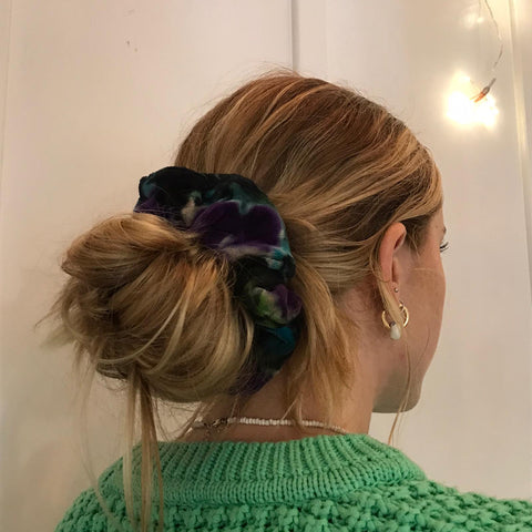 Velvet Tie-Dye Scrunchie worn by Pip