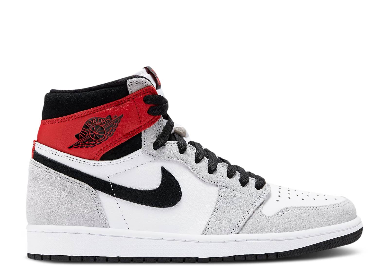 jordan 1 grey and black and red