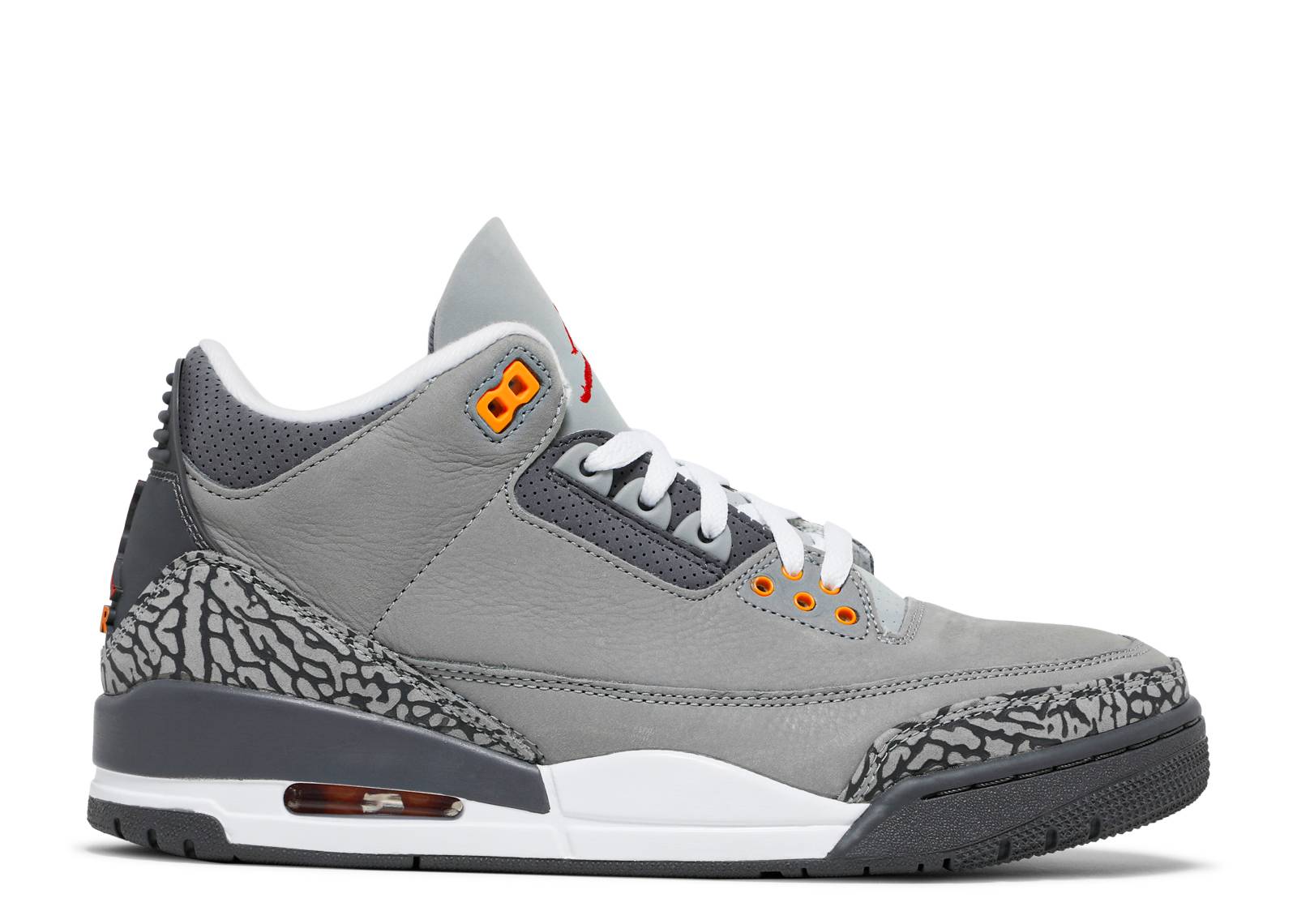 jordan retro 3 gray