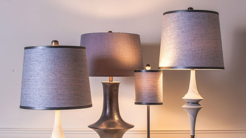 large white paper light shades