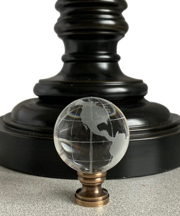 globe lamp finial