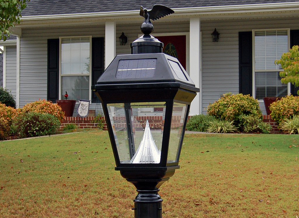 solar post lights