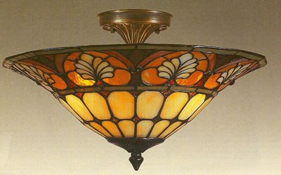 tiffany flush light