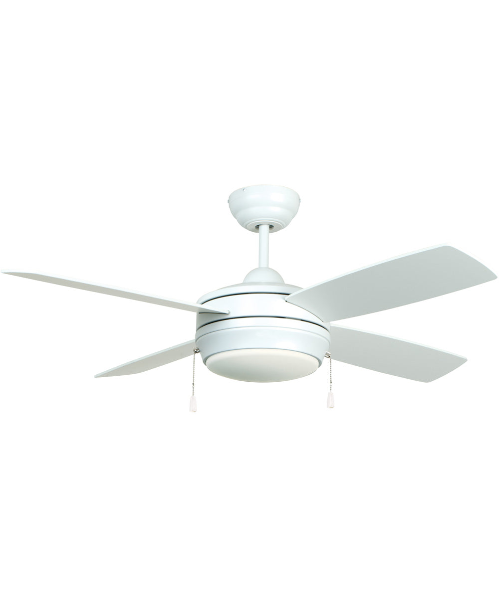 Laval 44 1-Light LED Ceiling Fan (Blades Included) Matte White