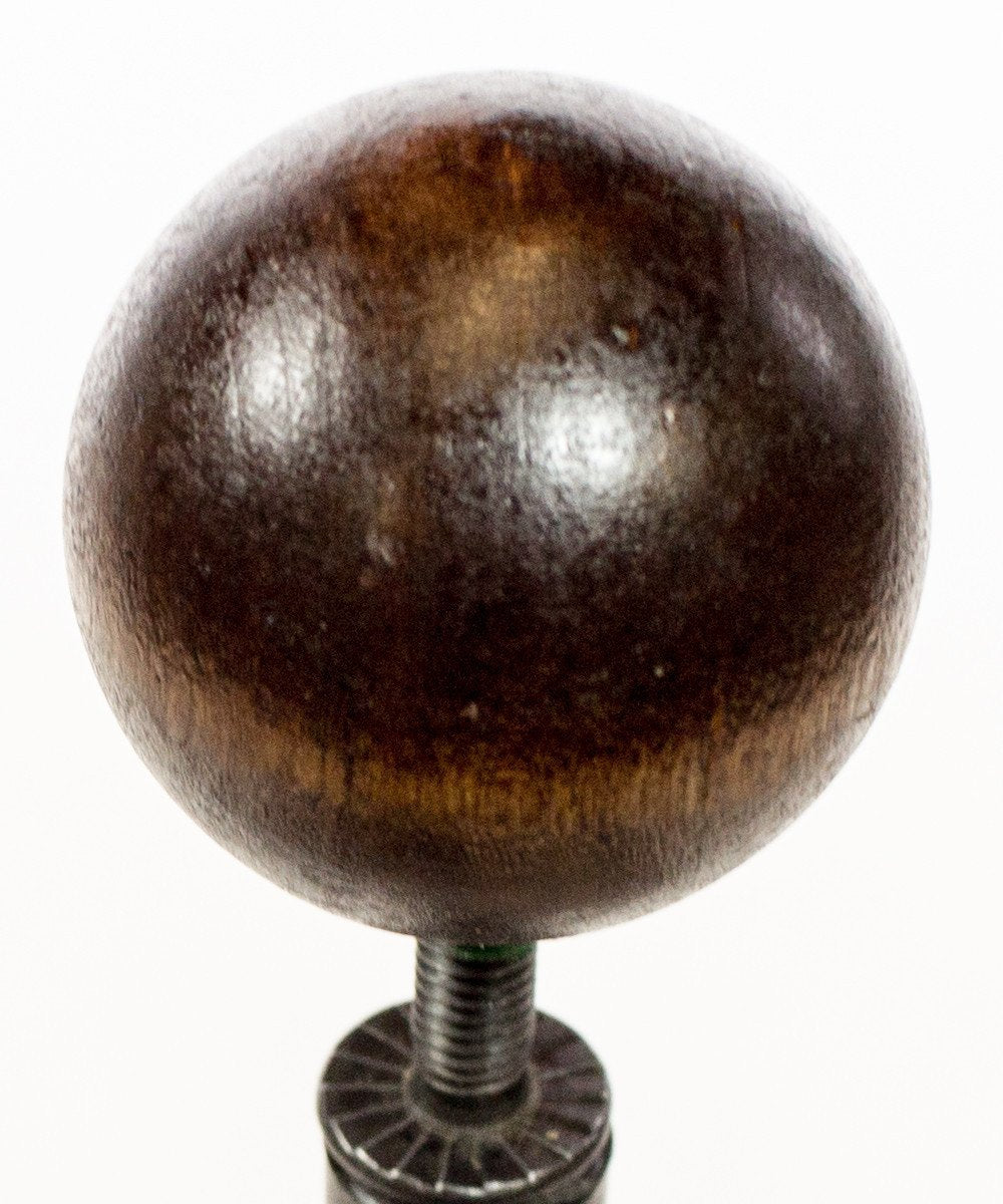 wood ball lamp finial