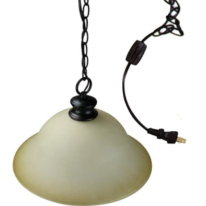 plug in hanging lamp with chain