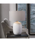 Winterscape White Glaze Table Lamp