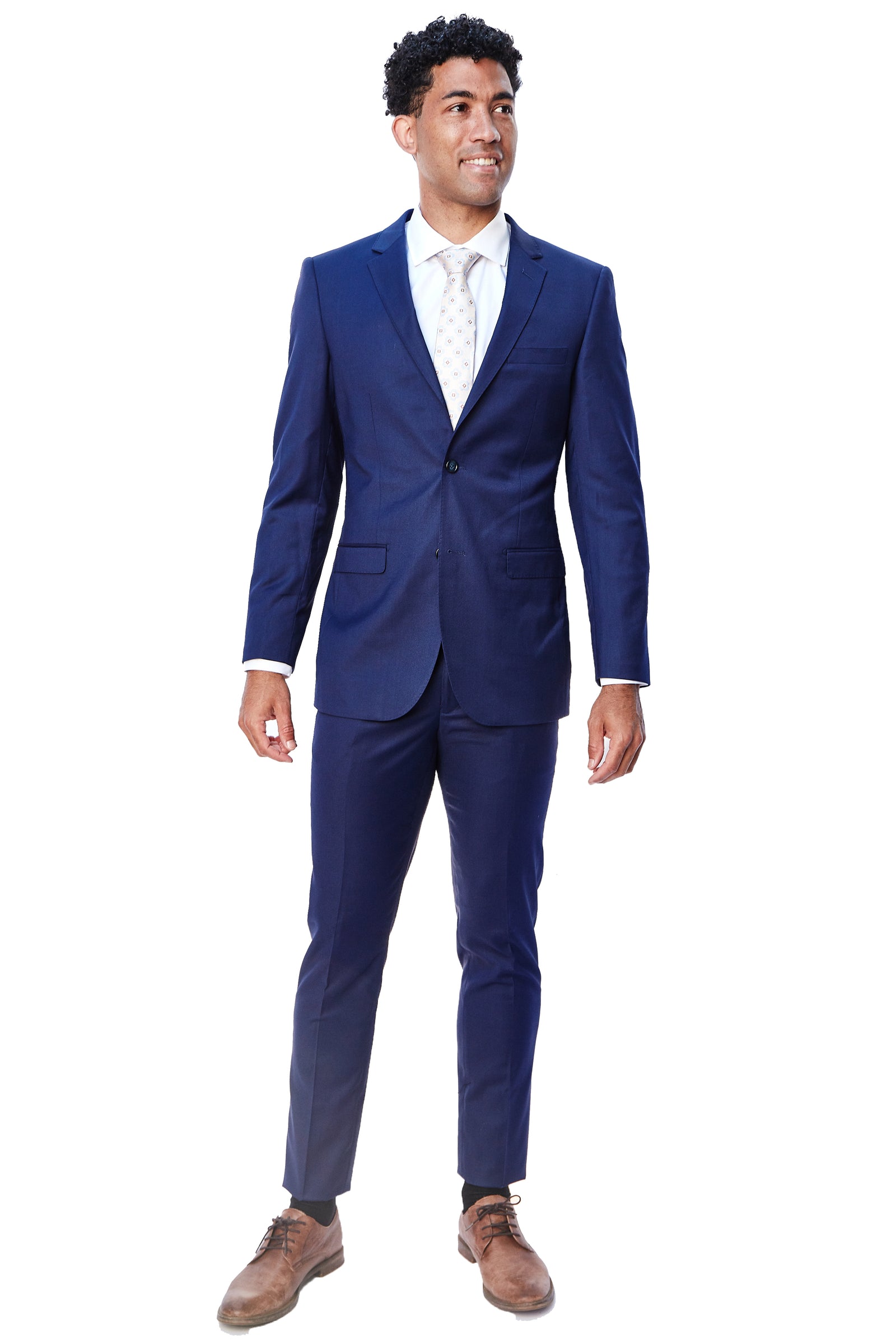 Royal Blue Wool Vest - The Suit Spot