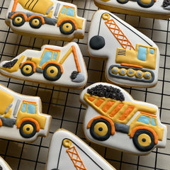 CUSTOM CONSTRUCTION TRUCK COOKIES