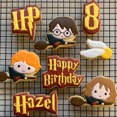 CUSTOM HARRY POTTER BIRTHDAY COOKIES