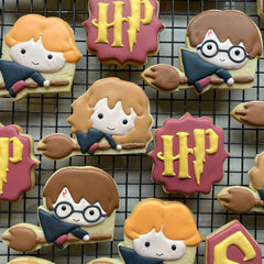 CUSTOM HARRY POTTER CHARACTER COOKIES