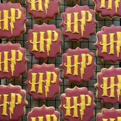 CUSTOM COOKIE HP INITAL HARRY POTTER