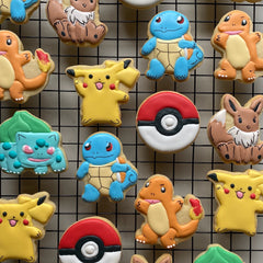 CUSTOM MINI POKEMON CHARACTER COOKIES