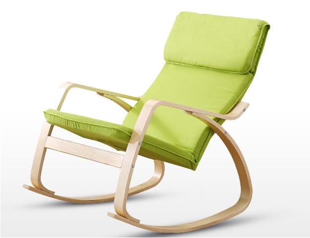 green outdoor rocking chair