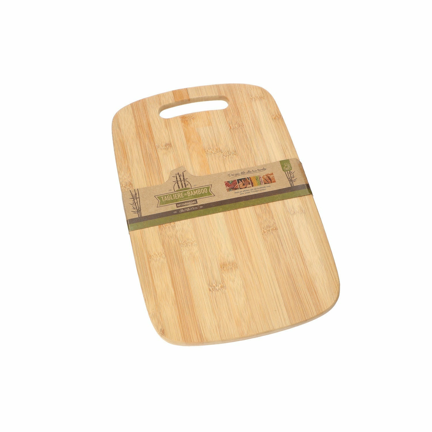 GUSTO CASA - Tagliere rettangolare in bamboo - 39x30 cm – Shop On Line  Happy Casa Store