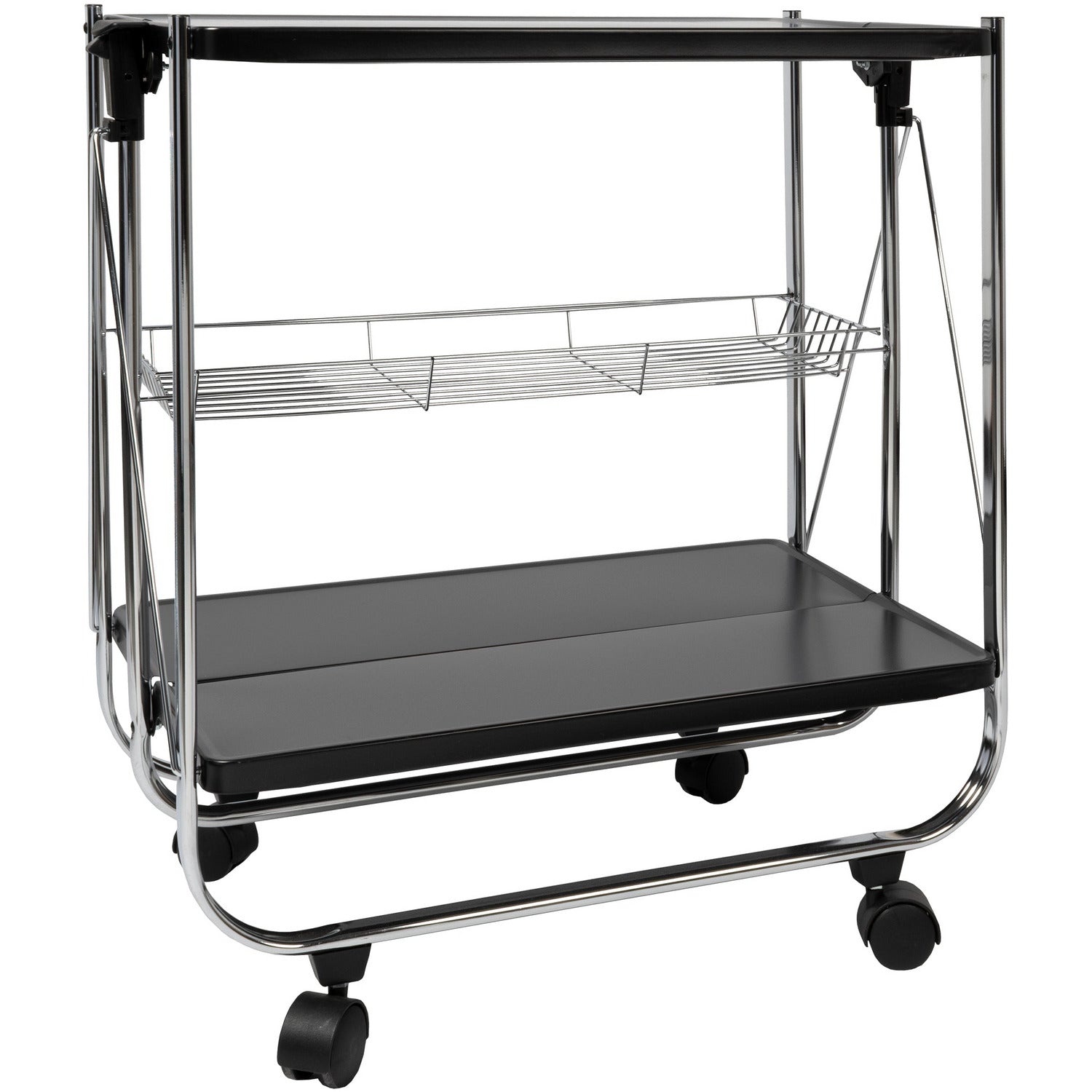 VESTIAMO CASA - Carrello multiuso nero in metallo Karry&Go - h70x68x40 –  Shop On Line Happy Casa Store