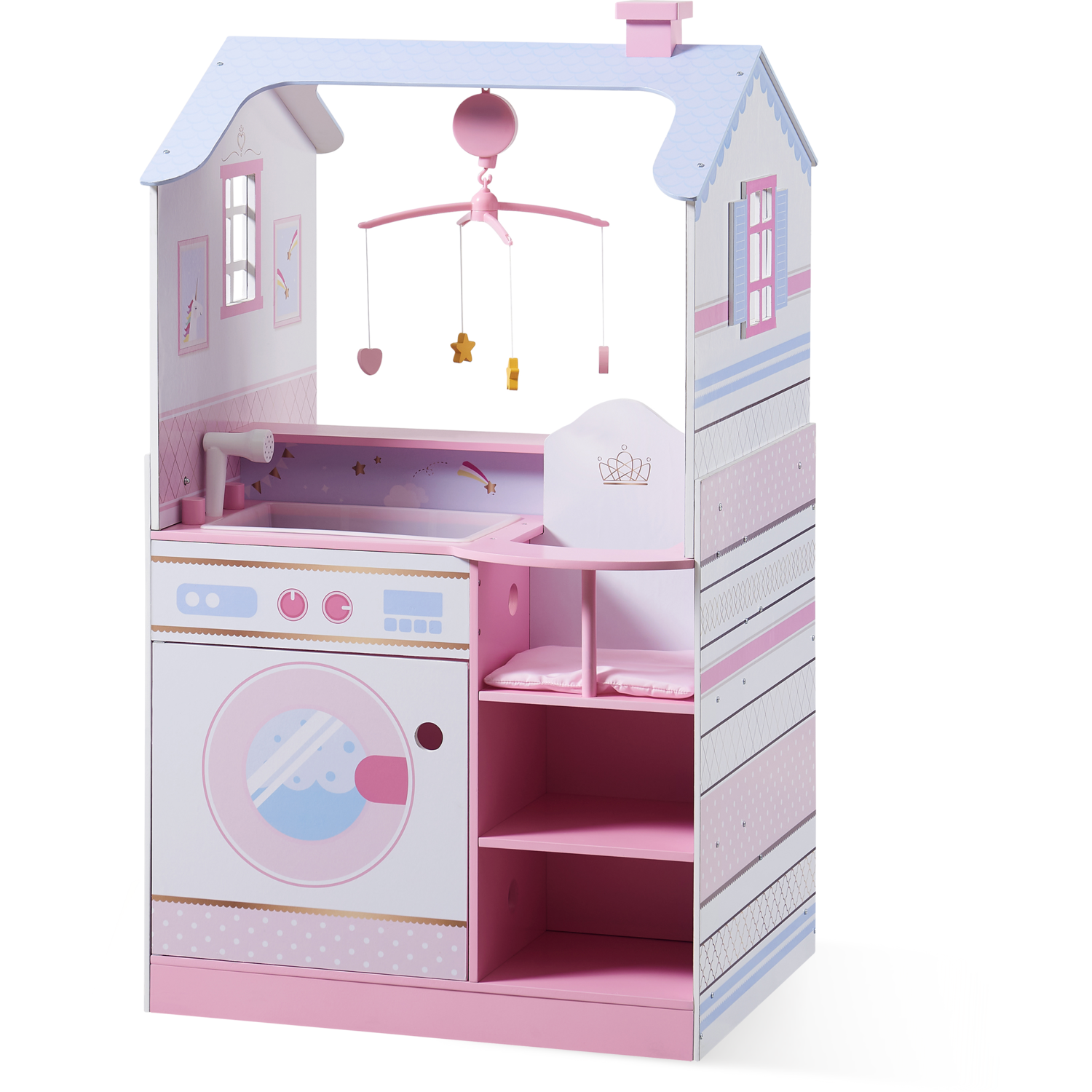 TU GIOCHI - Lettino e lavanderia in legno - h106x60x53 cm – Shop On Line  Happy Casa Store