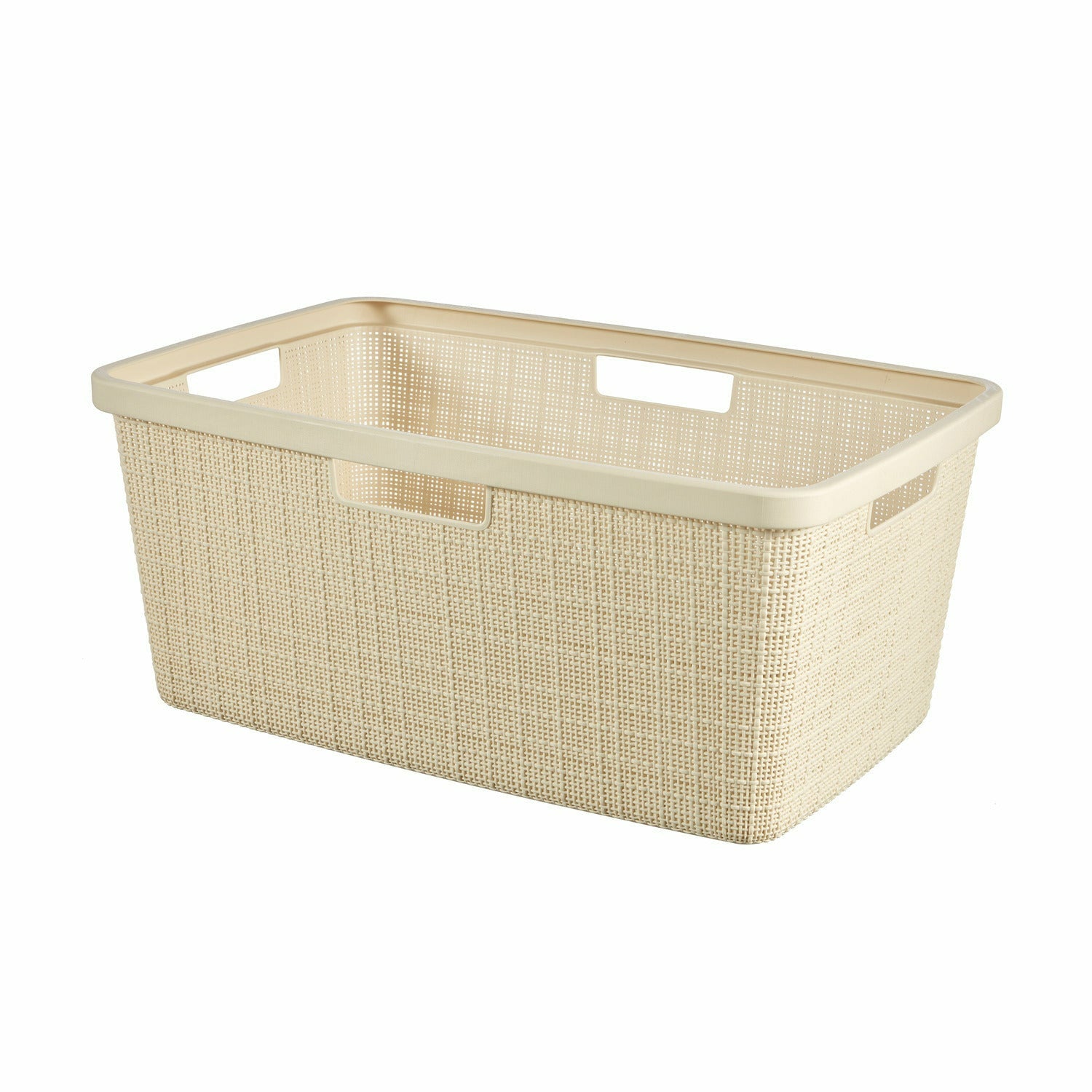 DEA HOME Z439M008 Cesta Portabiancheria Rattan, 60 L, 42x33x58, Bianco :  : Casa e cucina