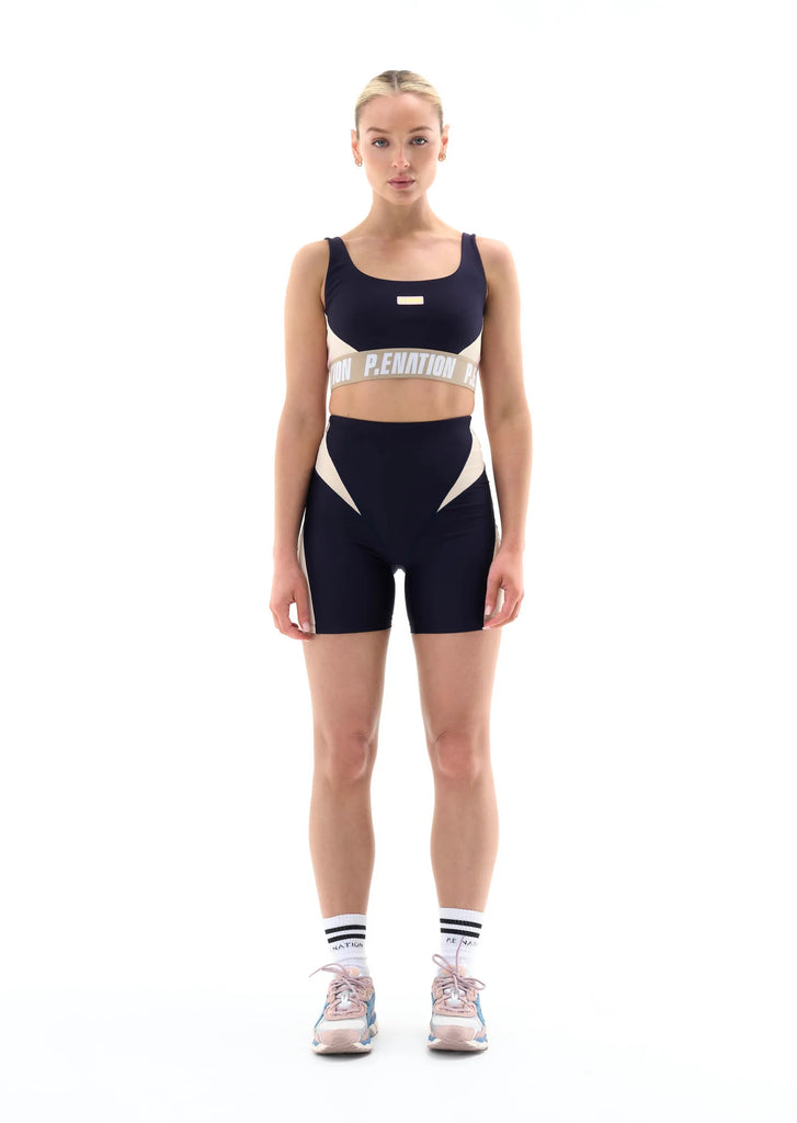 Title Game Sports Bra, Black