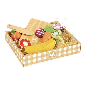 Fruit and Vegetables with Cutting Board - Wooden - Vilac