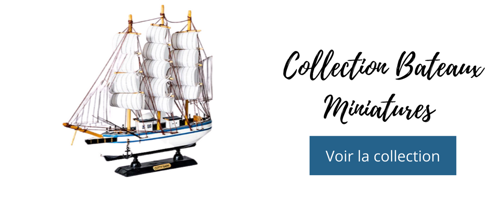 Collection bateaux miniatures