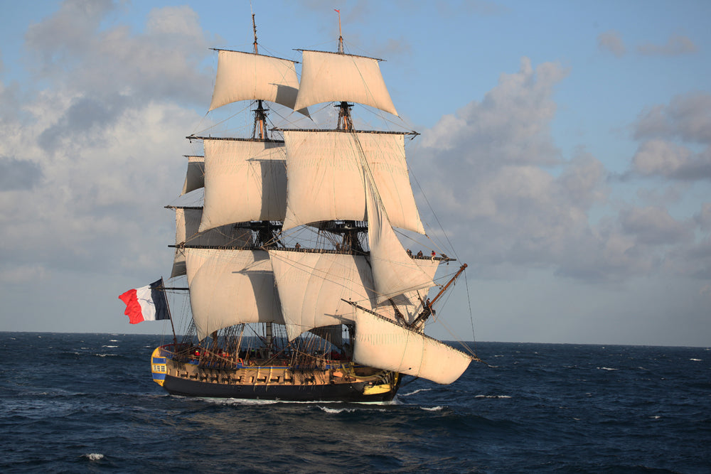 nom de bateau célèbre : l'Hermione