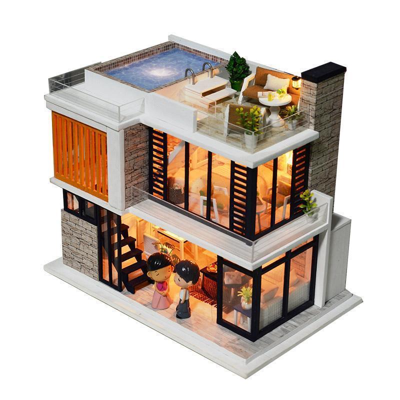 maquette maison miniature villa moderne