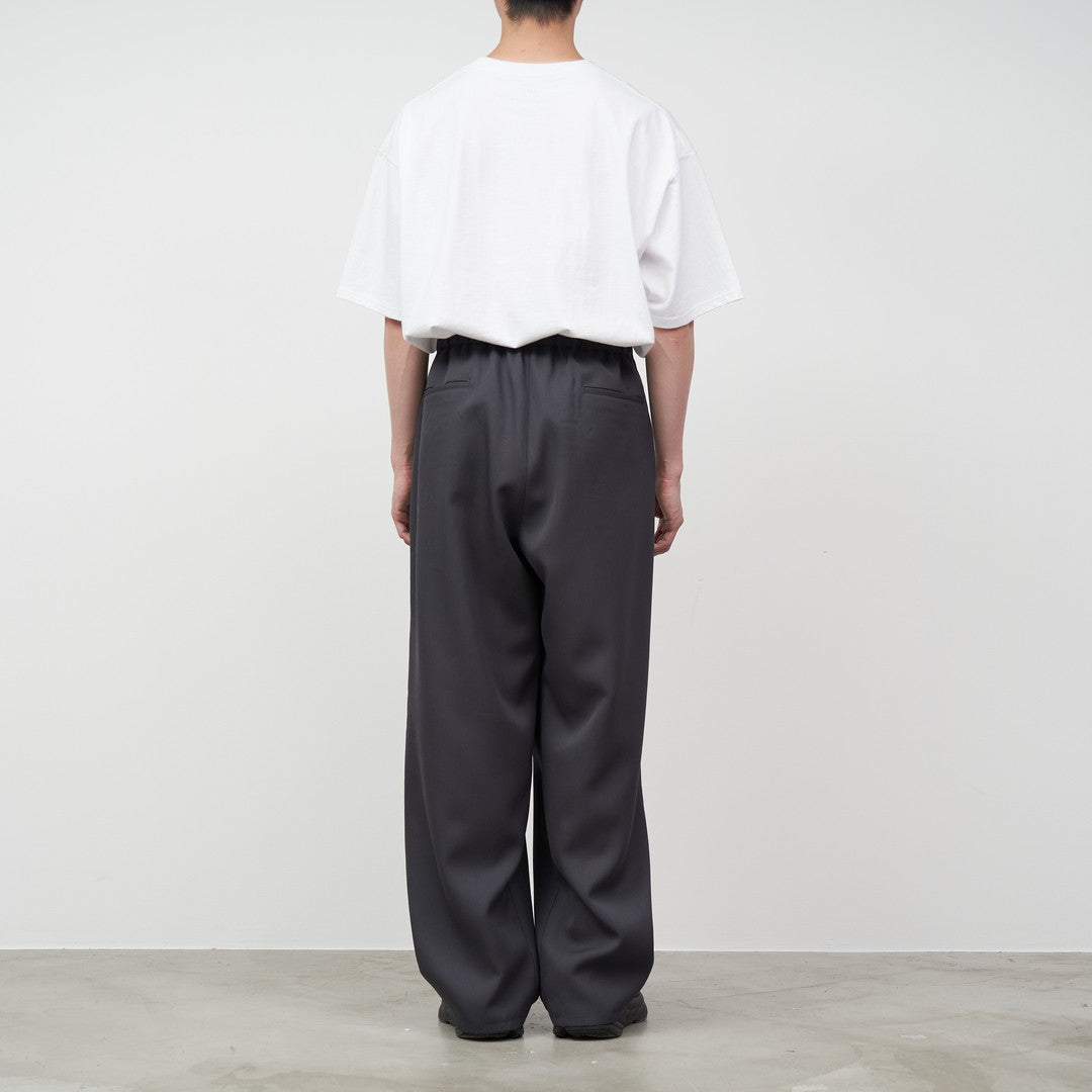 Scale Off Wool Wide Chef Pants