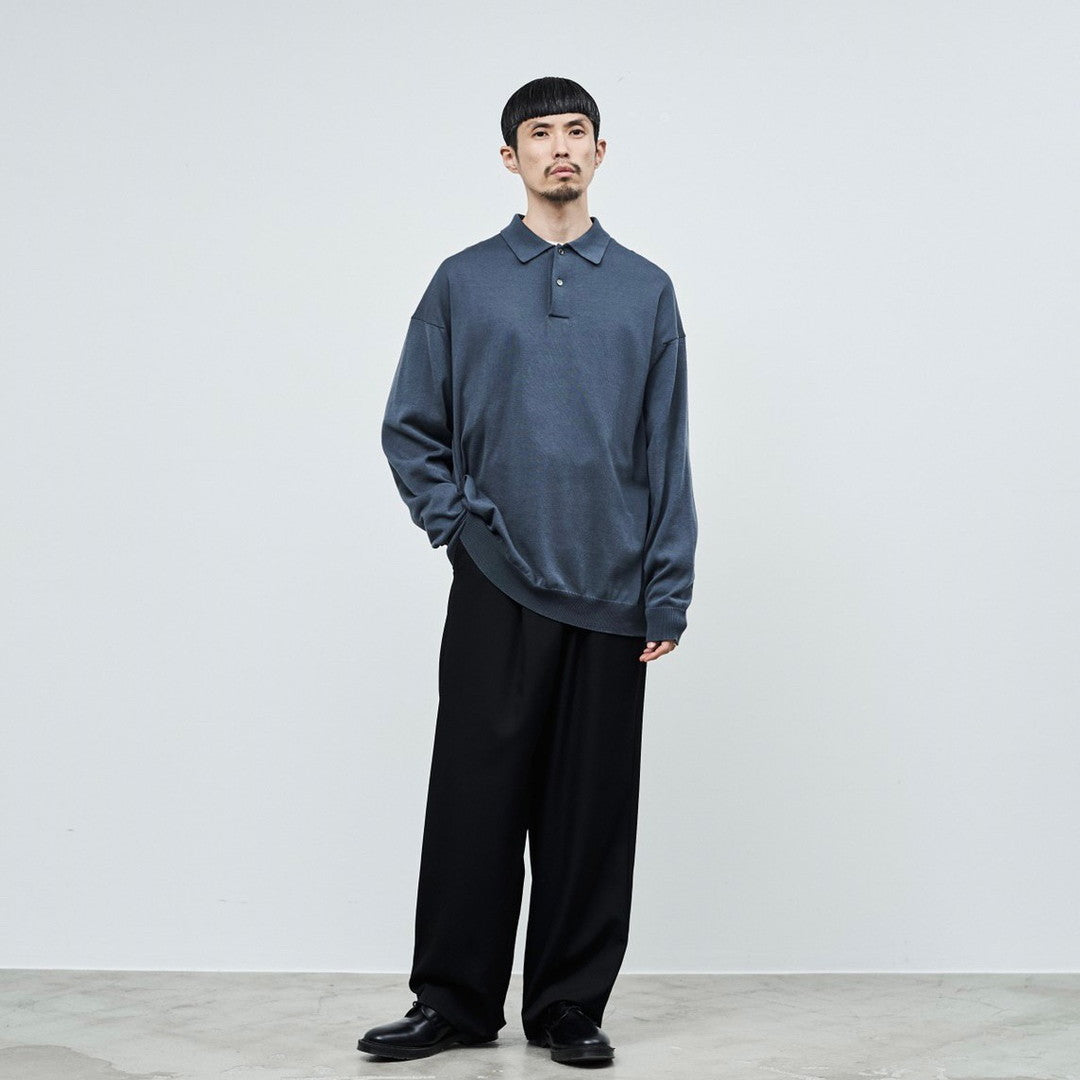 COLLECTION] Suvin Oversized L/S Polo – Graphpaper KYOTO