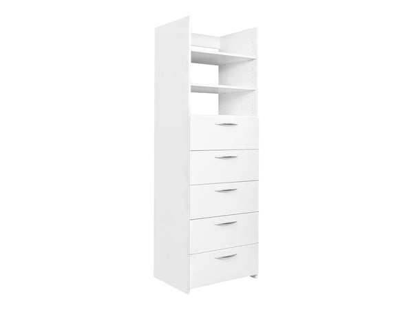 Wardrobe Tower with Drawers and Handles | Cabjaks