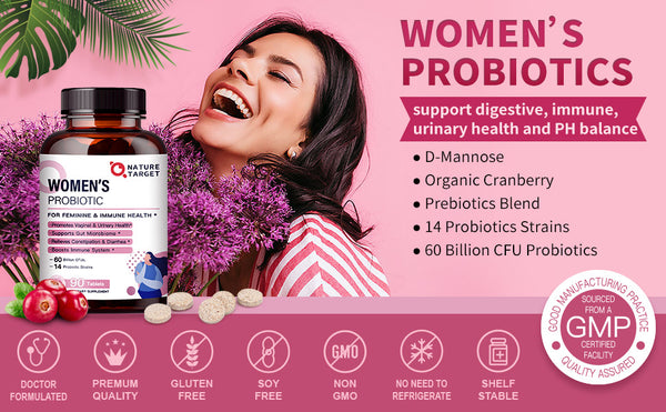 Probiotics Tablet for Women, with Vaginal and Urinary Health