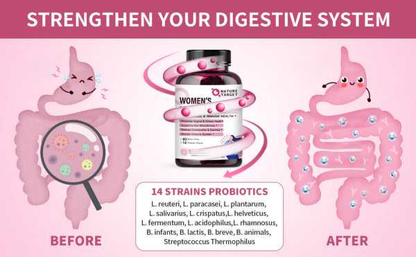 Probiotics Tablet for Women, with Digestive Health