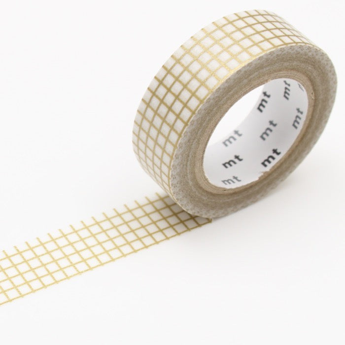 Tape - Simple Pastel Plaid Grid Washi Tape Set