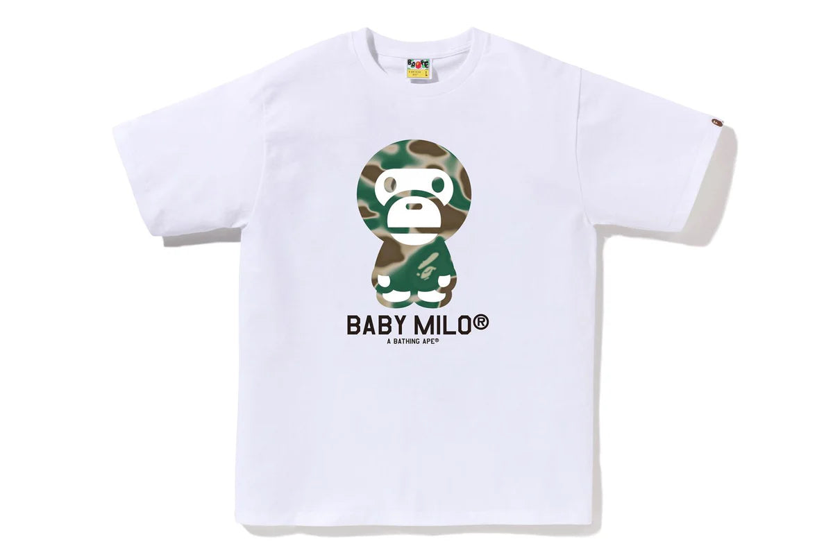 BAPE ABC Camo Baby Milo Tee White/Green
