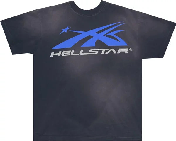 Hellstar Gel Sport Logo (Black/Blue) T-shirt Black/Blue