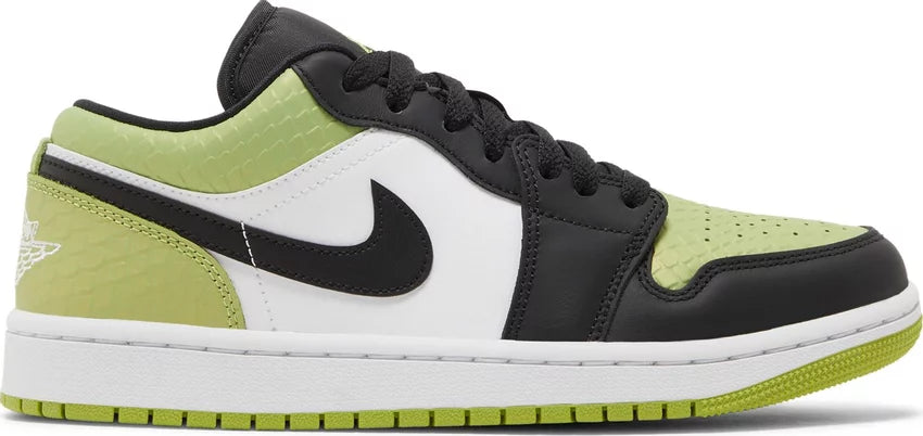 Jordan 1 low snakeskin vivid Green (W)