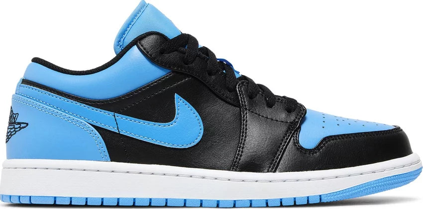 Jordan 1 Low Black University Blue (GS)