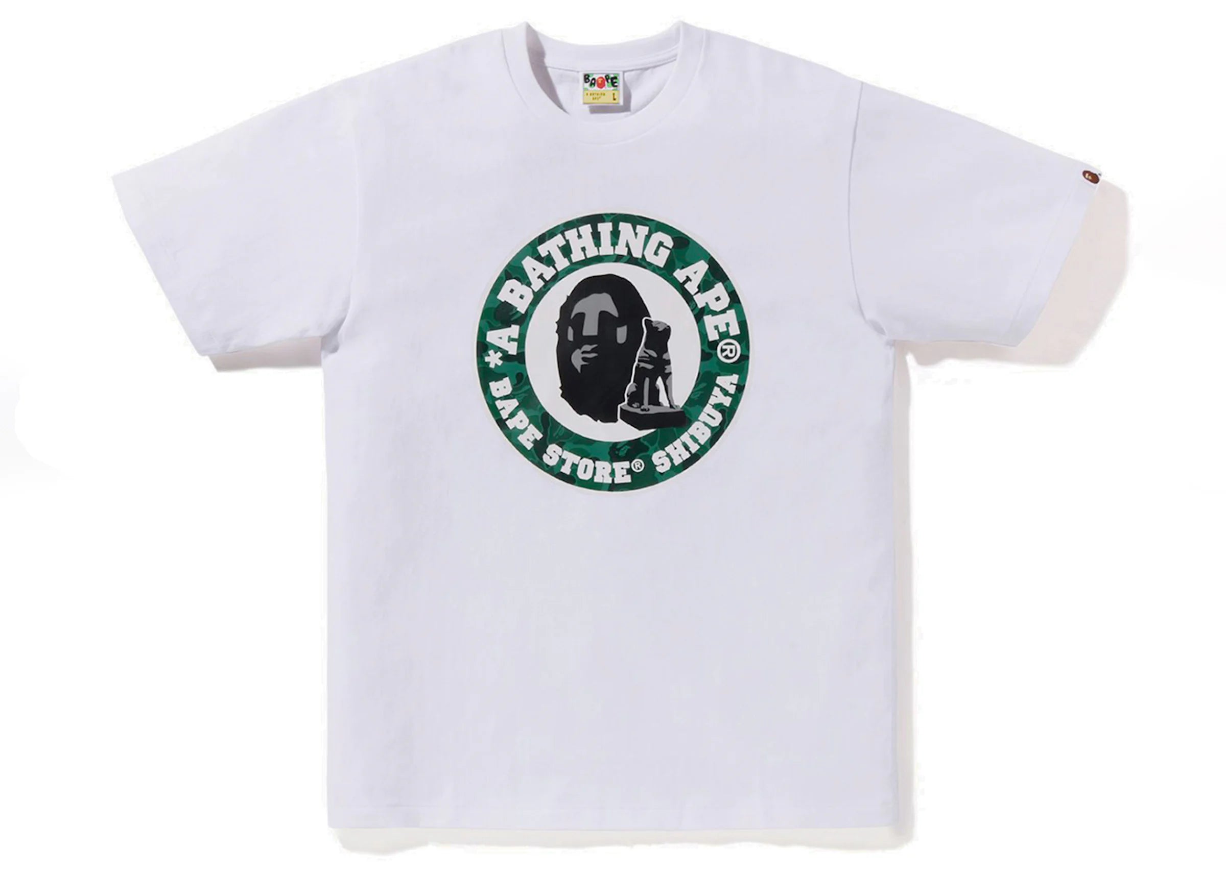 BAPE Shibuya Store Exclusive Tee White